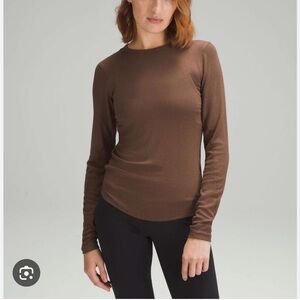 Lululemon Brown Hold Tight Long Sleeve Women's Top 6